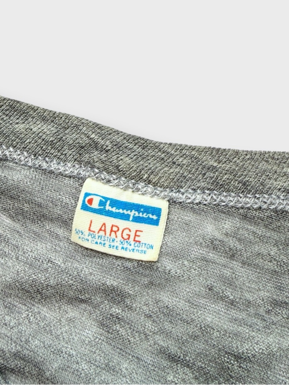 Vintage 70s Champion Blue Bar Harley Davidson Horsepower Shirt 2-Sided Stockton - Picture 5 of 9